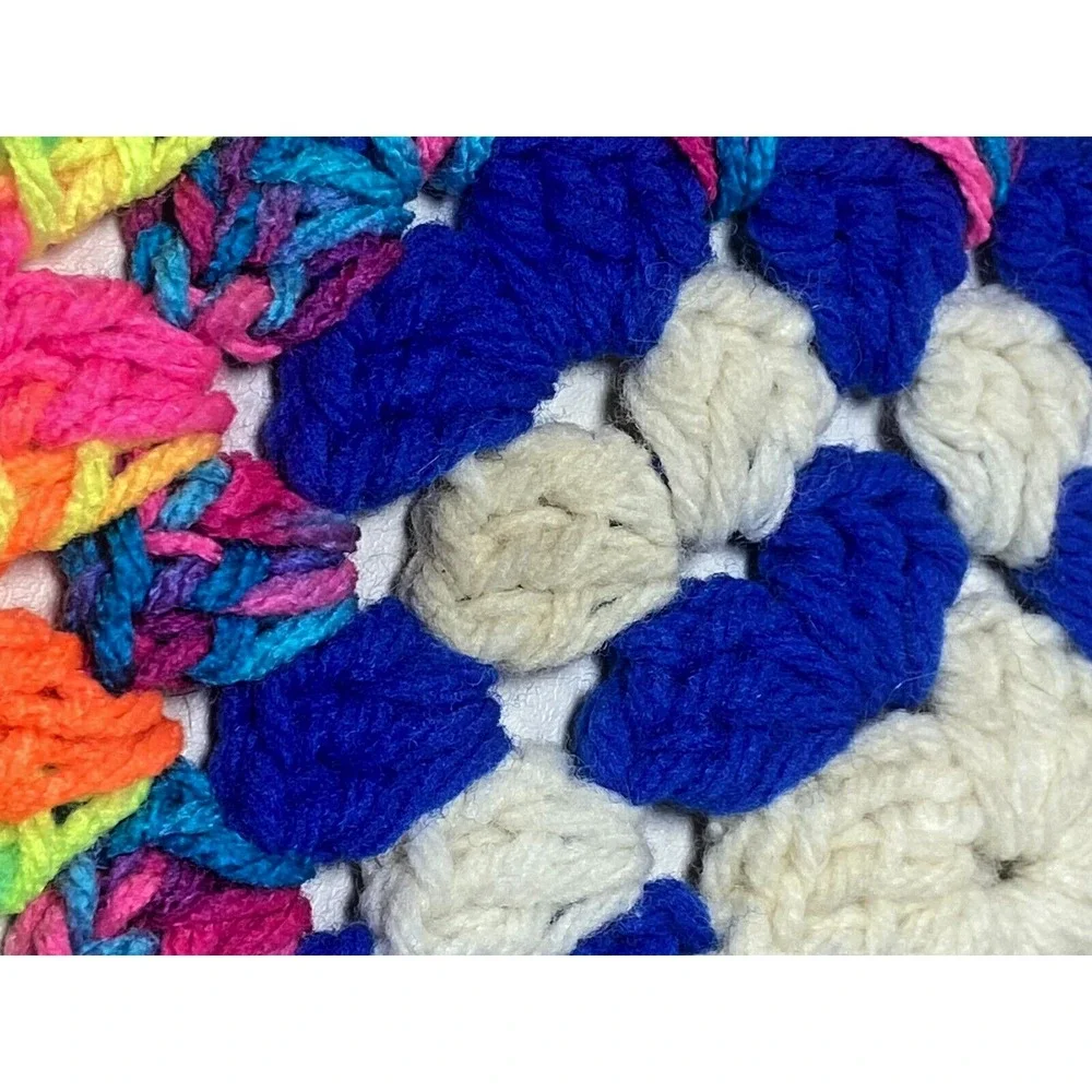 VTG Handmade Crocheted Potholders Hot Pads‎ Coaster Granny Cottage Core Lot of 4